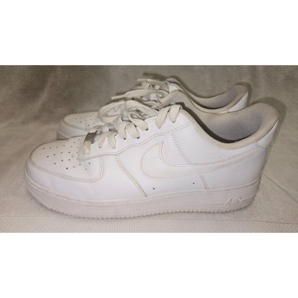 Mens Nike Air Force 1 Easy On White Leather Comfort Sneakers Men Shoes Size 10